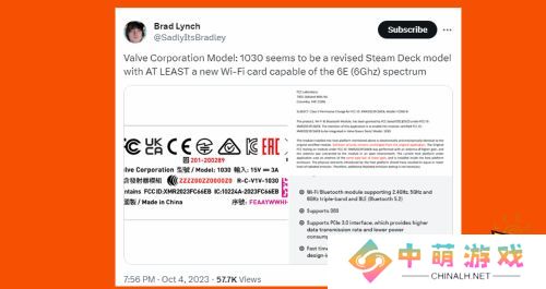 
    爆料称或推出升级款Steam Deck，有新蓝牙、WiFi模块_18183专区
  